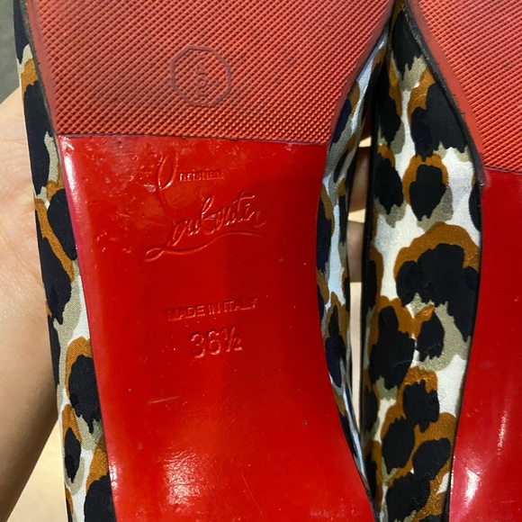 💯Christian Louboutin Balinodono Leopard Flats - Picture 3 of 7